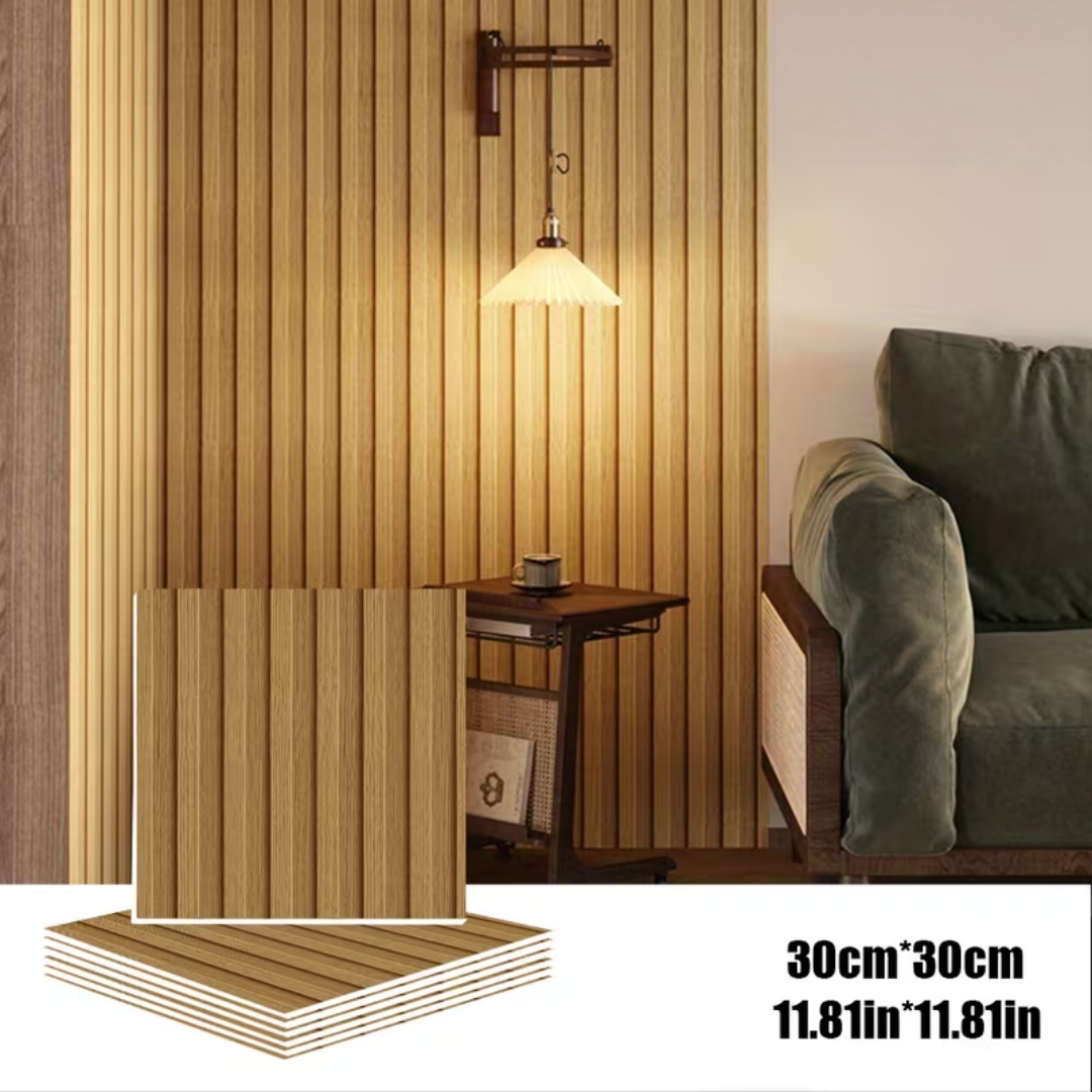 Wall Panel 3D Texture - 2D Self-Adhesive PVC Wood Grain Peel