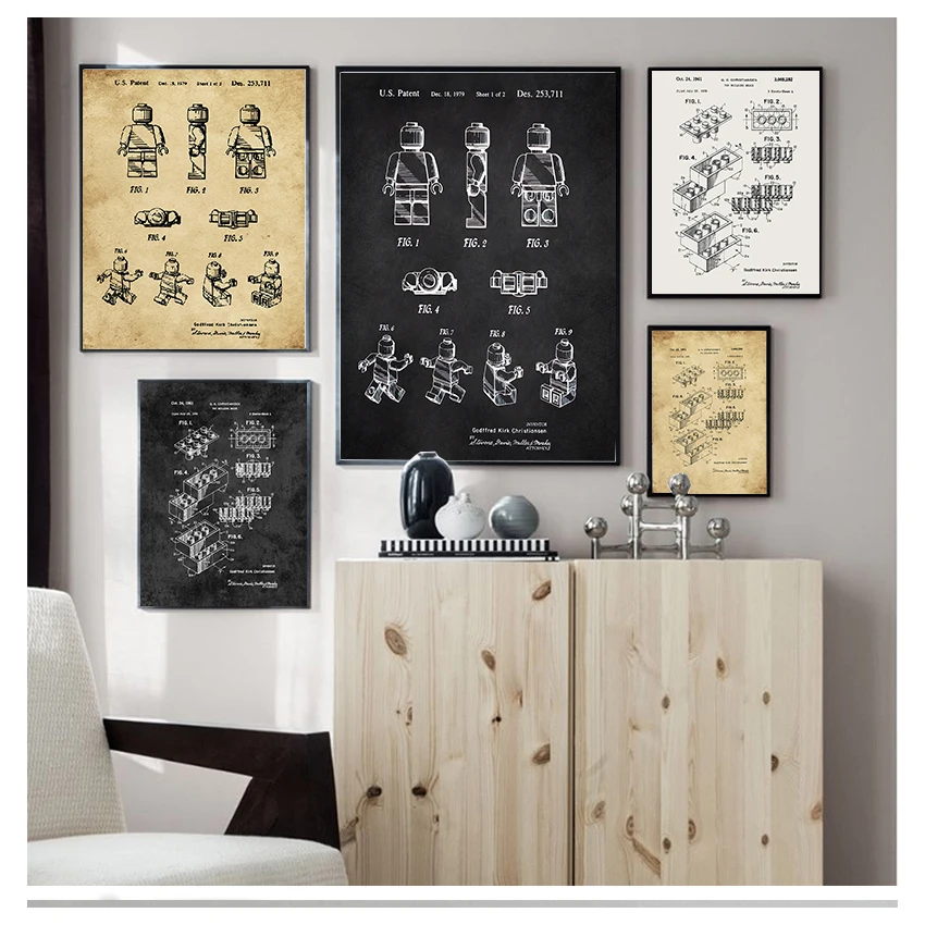 Interior Design Studio - Scandinavian Simple Retro Wall Art Creative