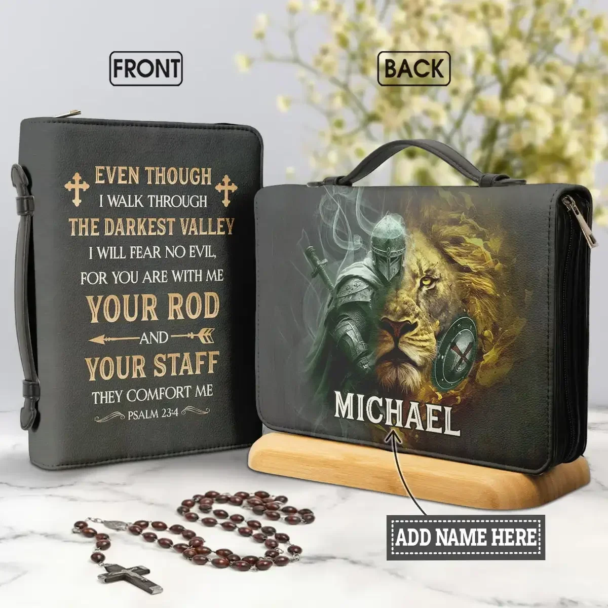New Leather Bible Bag I Will F - Interior Design Book 评论和价格