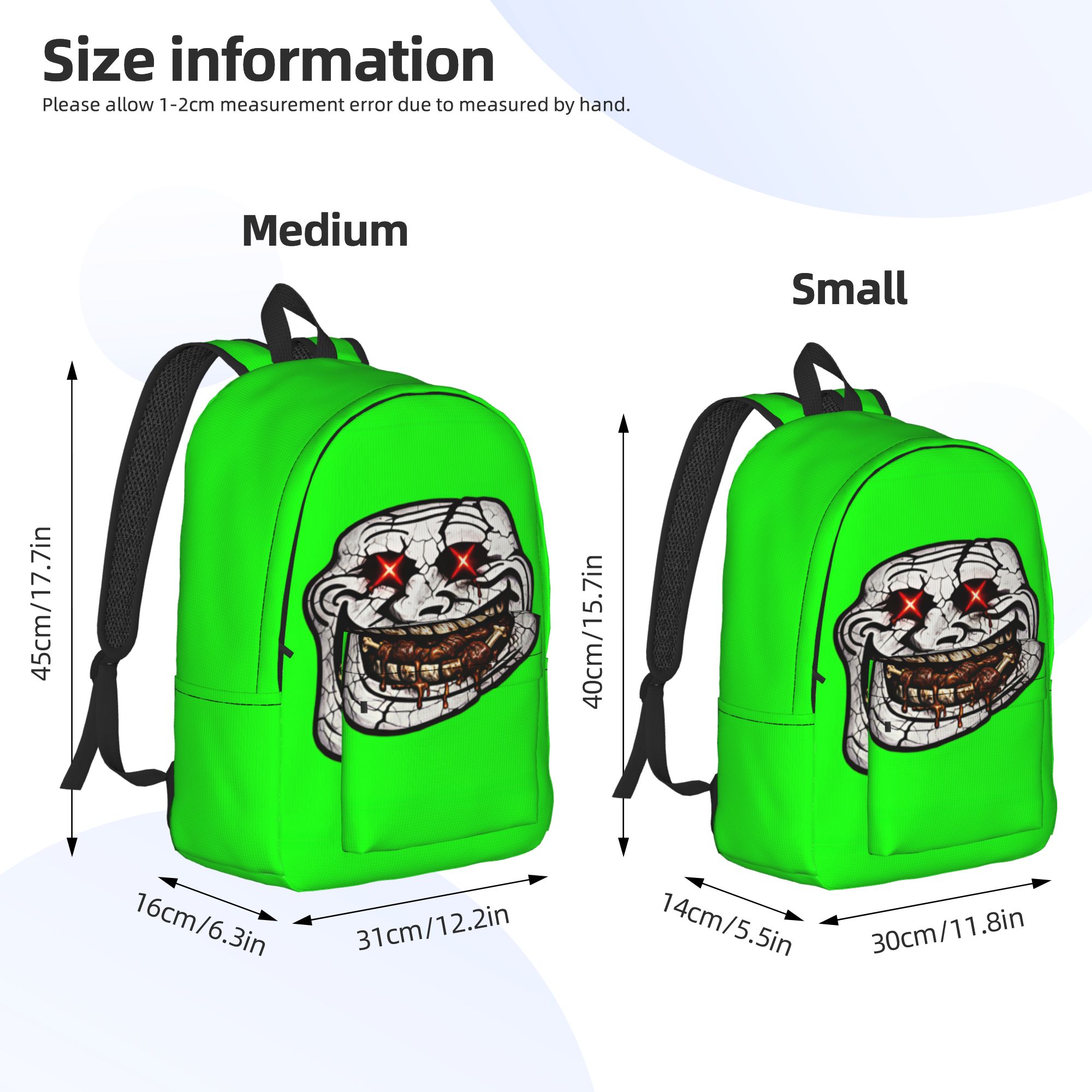 Trollface Funny Backpack  Univ - Interior Design University In China 评论和价格