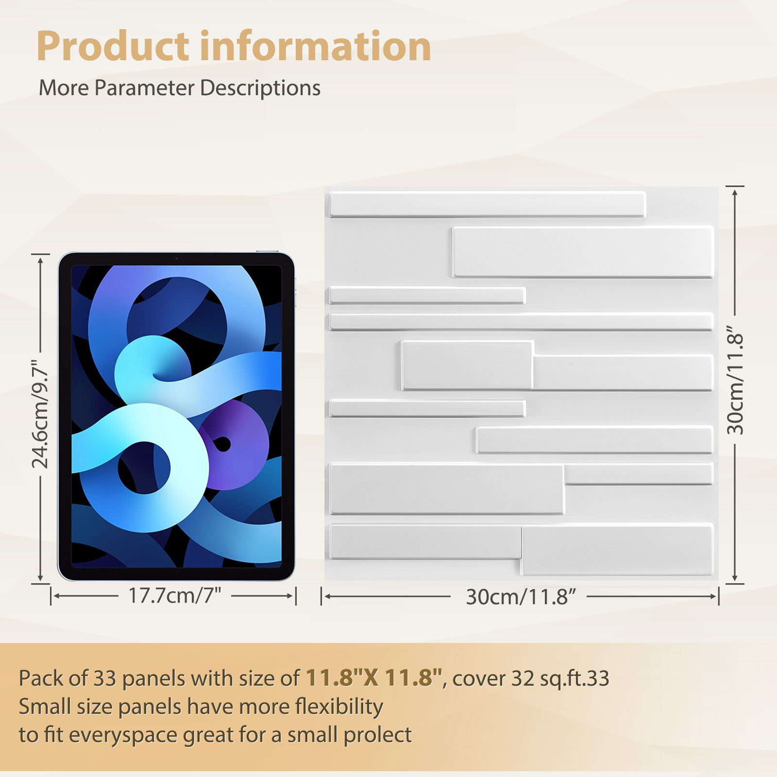 KUUJOJO 3D textured wall panel - Wall Panel 3D Texture 评论和价格