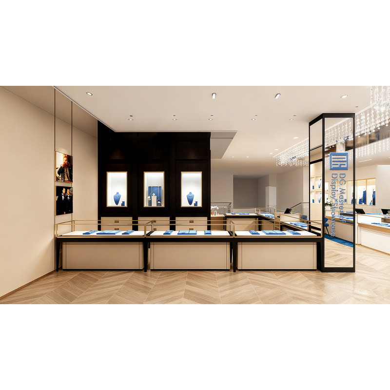 custom.Modern Dubai Jewelry Sh - Interior Design Lighting Layout 评论和价格