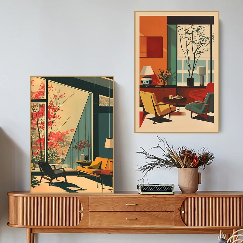 Frameless Vintage Interior Arc - Interior Design Studio 评论和价格