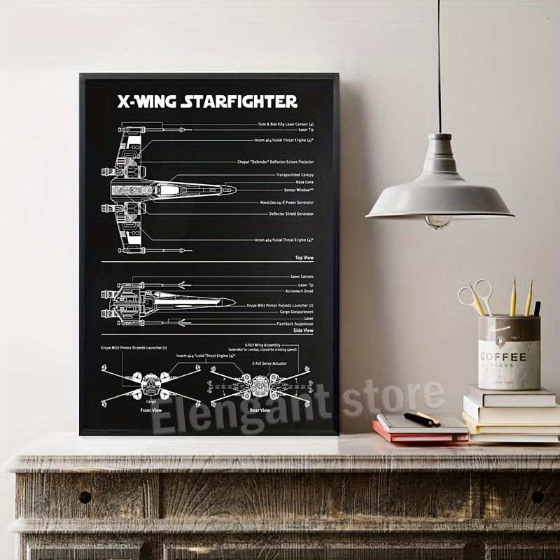 Vintage Space Wars Patent Post - Interior Design Studio 评论和价格