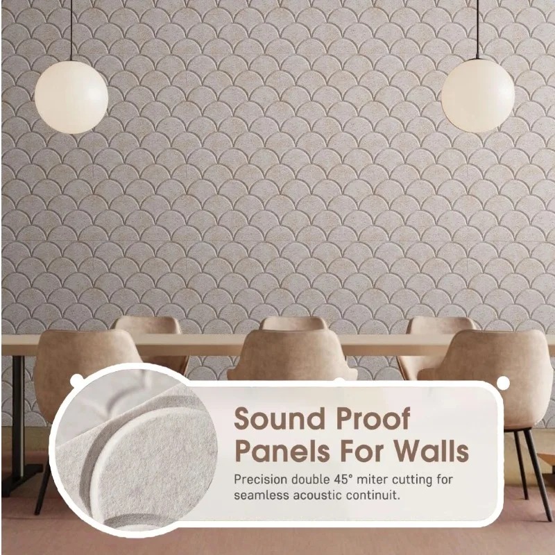 Square Sound Proof Wall Board  - Wall Panel 3D Texture 评论和价格