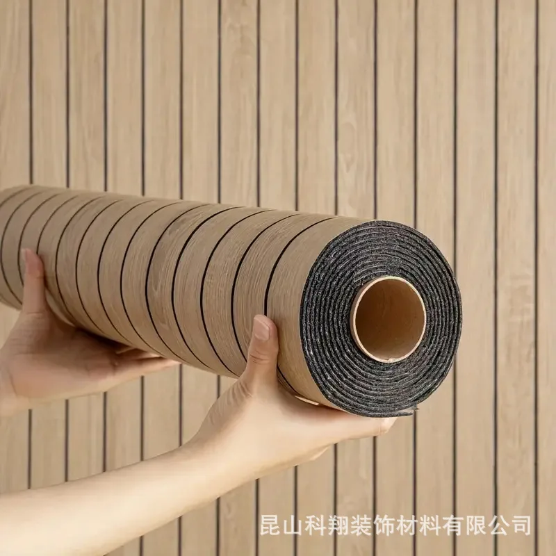 1 Roll 3D Wood Slat Wall Panel - Wall Panel 3D Texture 评论和价格