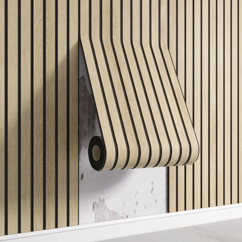 1 Roll 3D Wood Slat Wall Panel - Wall Panel 3D Texture 评论和价格