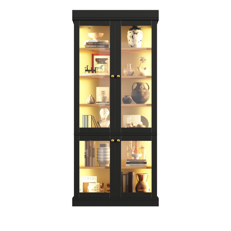 Modern Stand-Alone Glass Displ - Interior Design Lighting Layout 评论和价格