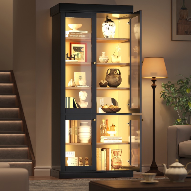 Modern Stand-Alone Glass Displ - Interior Design Lighting Layout 评论和价格