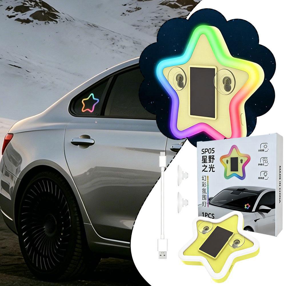 Wireless Solar Star Car Ambien - Interior Design Elements 评论和价格