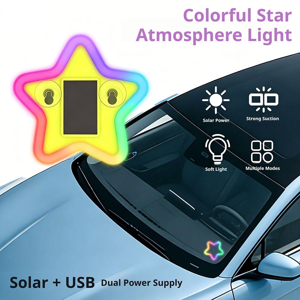 Wireless Solar Star Car Ambien - Interior Design Elements 评论和价格