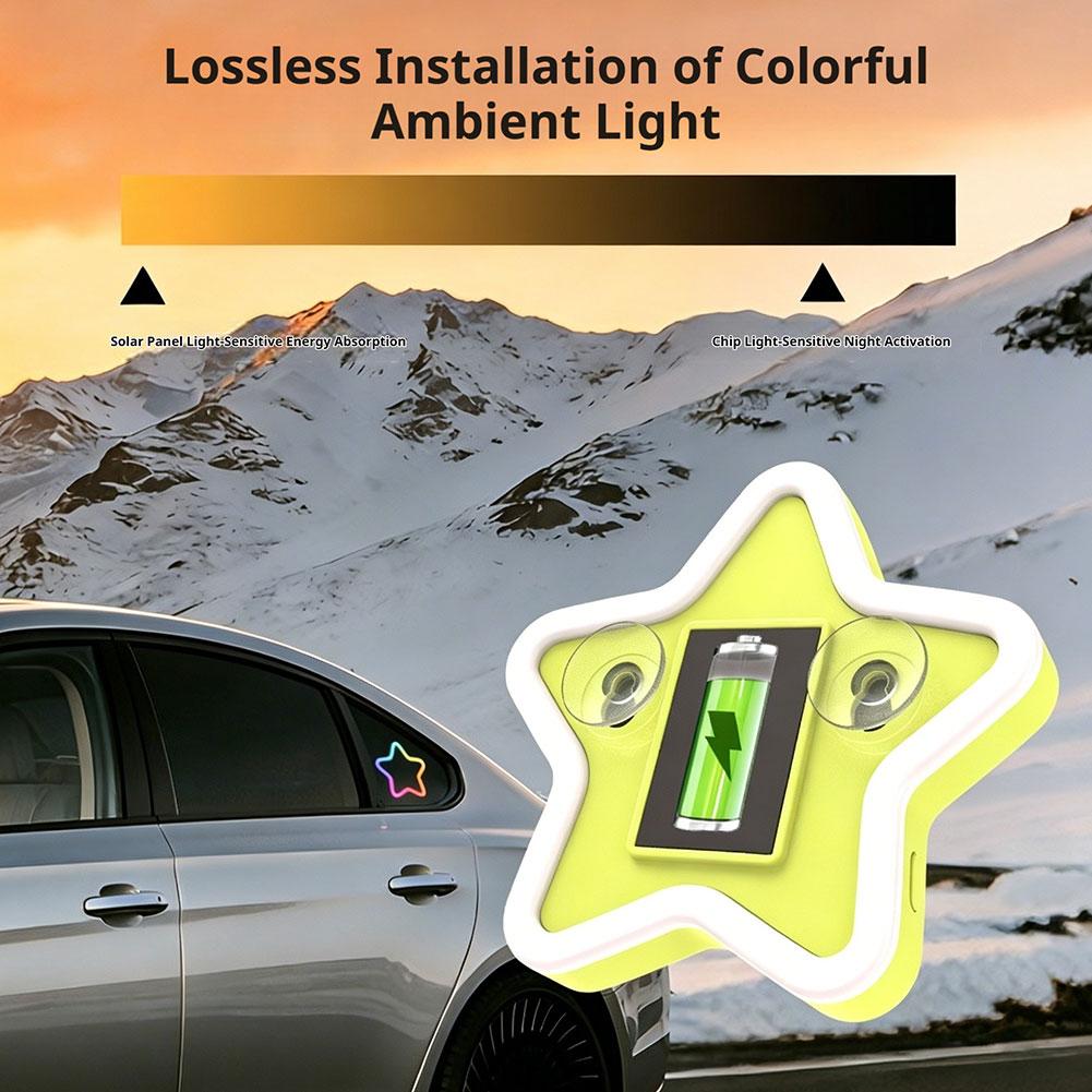 Wireless Solar Star Car Ambien - Interior Design Elements 评论和价格