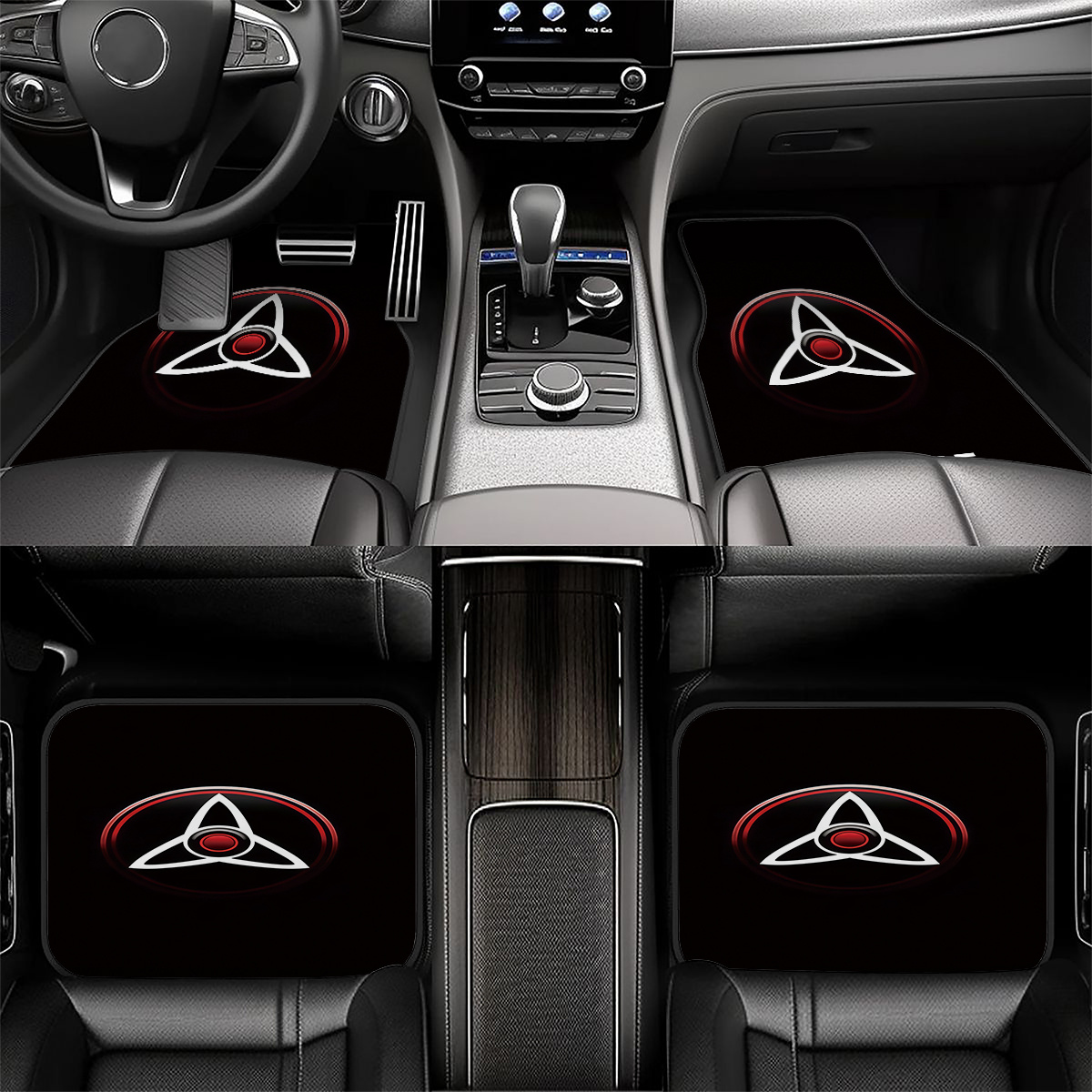 4pcs Name/Text Car Mats With P - Interior Design Name 评论和价格