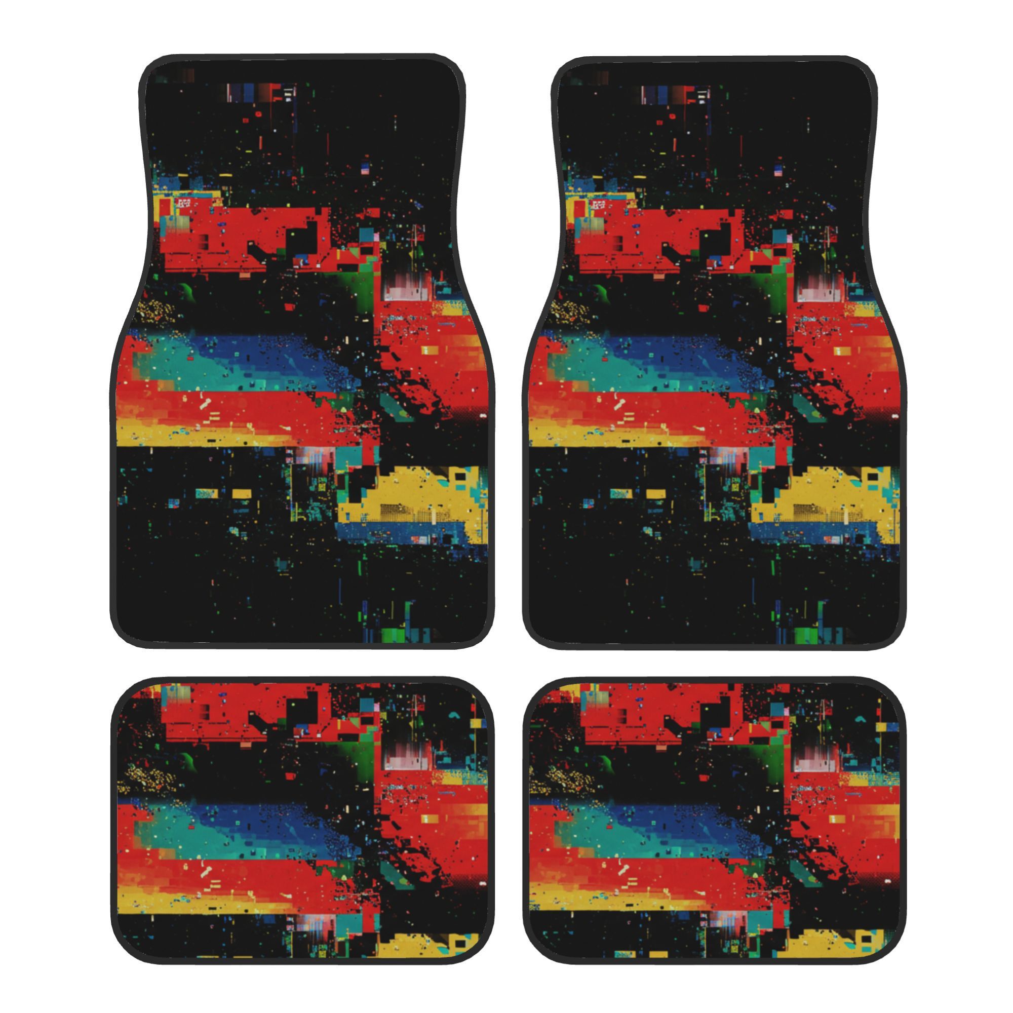 4pcs Fashionable Car Mats, Pri - Interior Design Elements 评论和价格