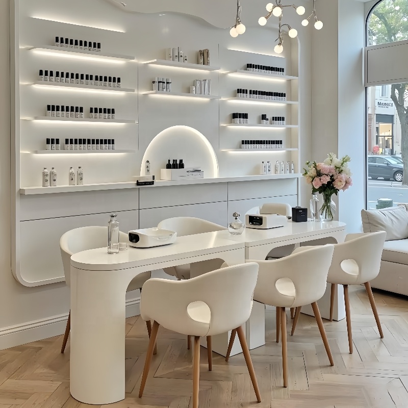 MS Display Beige Cream White C - Interior Design Nail Salon 评论和价格